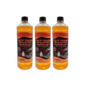 İnterwax 3x1 lt Cilalı Oto Şampuanı