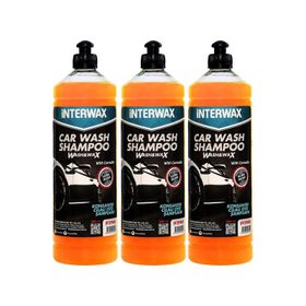 İnterwax 3x1 lt Cilalı Oto Şampuanı