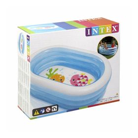 Intex 163x107x46 cm Şeffaf Oval Havuz