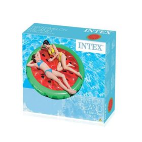 Intex 56283 183x23 cm Karpuz Desenli Ada Şişme Deniz Yatağı