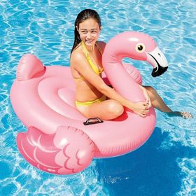 Intex 57558 Tutmaçlı Flamingo Şişme Havuz Yatak