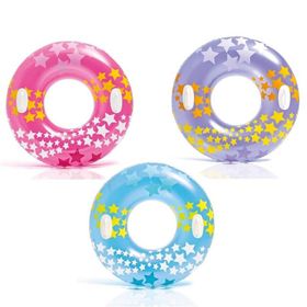 Intex 59256 Pembe Renkli Tutamaçlı Simit