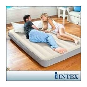 İntex 64709 Queen Deluxe Tek Kat Şişme Yatak