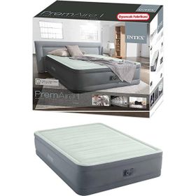 Intex 64906 Çift Kişilik Queen Premaire I Elevated 152x203x46 cm Elektrikli Şişme Yatak