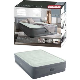 Intex 64906 Çift Kişilik Queen Premaire I Elevated 152x203x46 cm Elektrikli Şişme Yatak
