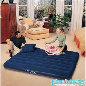 İntex 68765 152x203x22 cm Çift Kişilik Tek Katlı Kamp Yatağı