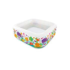 Intex IH57471 Akvaryum Desenli 159x159x50 cm Kare Havuz