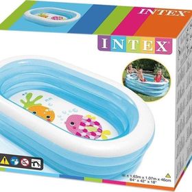 Intex IH57482 163x107x46 cm Şeffaf Oval Havuz