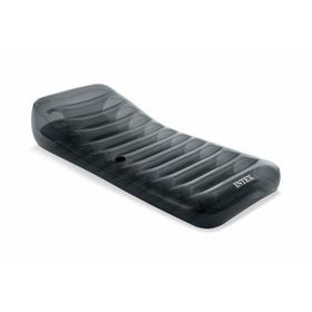 Intex Siyah Cool 211 cm Şişme Şezlong ve Deniz Yatağı