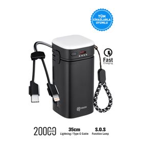 İntouch 20000 mAh 22.5W PD Kamp Lambası LED Lamba Powerbank