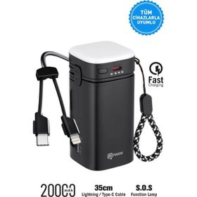 İntouch 20000 mAh 22.5W PD Kamp Lambası LED Lamba Powerbank