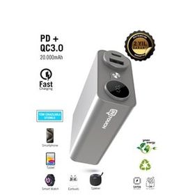 Intouch 20000 mAh Carbon Pd Qc 3.0 Powerbank