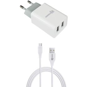 Intouch Beyaz Micro USB Data ve Şarj Kablosu