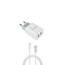 Intouch Beyaz Micro USB Data ve Şarj Kablosu
