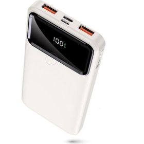 Intouch Fast-Out PD 10000 mAh 20 W Beyaz Powerbank