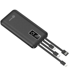 Intouch IN-0003CL 10.000 mAh Şarj Göstergeli Dahili Çoklu Kablolu Powerbank