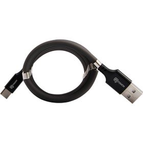 Intouch Self Winding Siyah Type-C Manyetik Kablo