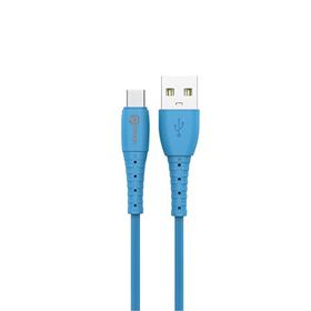 Intouch Soft 2.4A Type-C Usb Mavi Şarj Kablosu