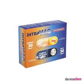 IntraMag Day&Night 30 Gündüz 30 Gece Magnezyum 60 Tablet