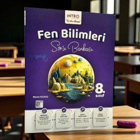 İntro Yayınları - 8. Sınıf Fen Bilimleri Soru Bankası