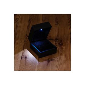 Inure Jewelry Işıklı Siyah Renk Yüzük Kutusu