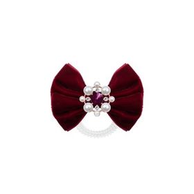 Invisibobble Bowtique British Royal Kadife Fiyonk Saç Tokası