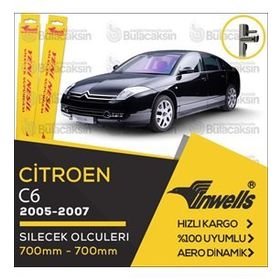 Inwells 2005-2007 Citroen C6 Muz Silecek Takımı