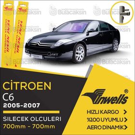 Inwells 2005-2007 Citroen C6 Muz Silecek Takımı