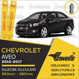 Inwells 2012-2017 Chevrolet Aveo Sedan Muz Silecek Takımı