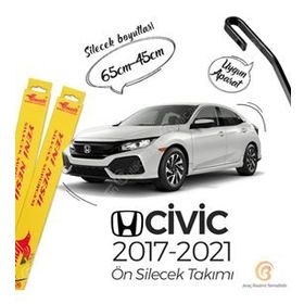 Inwells 2017-2021 Honda Civic Fc5 Muz Silecek Takımı