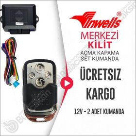 Inwells 3805 Merkezi Kilit için Açma Kapama Kumanda Seti