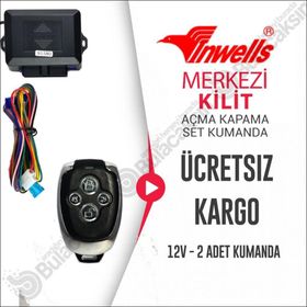 Inwells 3806 Merkezi Kilit için Açma Kapama Kumanda Seti
