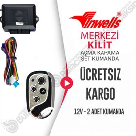 Inwells 3807 Merkezi Kilit için Açma Kapama Kumanda Seti