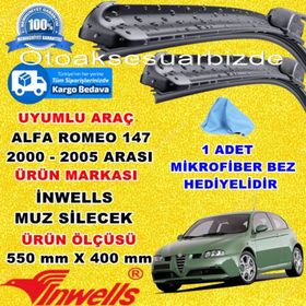 Inwells Alfa Romeo 147 2000-2005 Muz Silecek Takımı