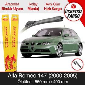 Inwells Alfa Romeo 147 2000-2005 Muz Silecek Takımı