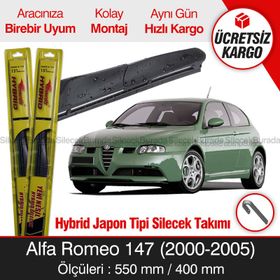 Inwells Alfa Romeo 147 Hybrid 2000-2005 Silecek Takımı