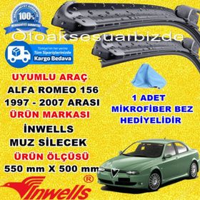 Inwells Alfa Romeo 156 1997-2007 Muz Silecek Takımı