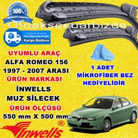 Inwells Alfa Romeo 156 1997-2007 Muz Silecek Takımı