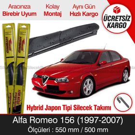 Inwells Alfa Romeo 156 Hybrid 1997-2007 Silecek Takımı