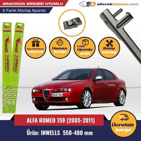 Inwells Alfa Romeo 159 2005-2011 Muz Silecek Takımı