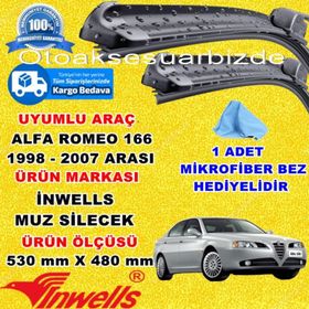 Inwells Alfa Romeo 166 1998-2007 Muz Silecek Takımı