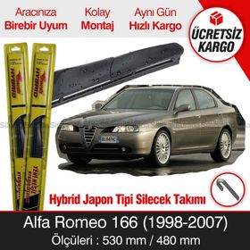 Inwells Alfa Romeo 166 1998-2007 Muz Silecek Takımı