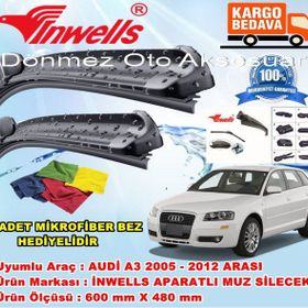 Inwells Audi A3 2005-2012 Muz Silecek Takımı