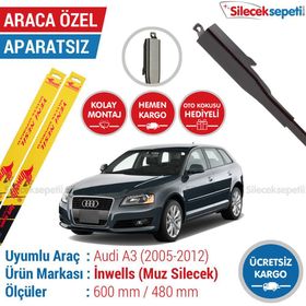 Inwells Audi A3 2005-2012 Muz Silecek Takımı