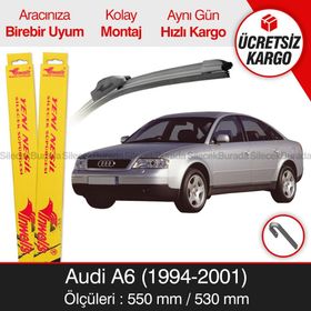 Inwells Audi A6 1994-2001 Muz Silecek Takımı