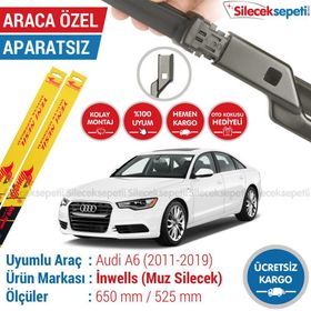 Inwells Audi A6 2011-2019 Muz Silecek Takımı