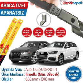 Inwells Audi Q5 2008-2017 Muz Silecek Takımı