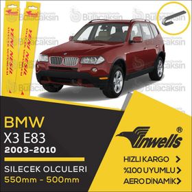 Inwells Bmw X3 2003-2010 Muz Silecek Takımı