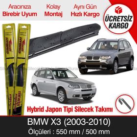 Inwells Bmw X3 Hybrid 2003-2010 Silecek Takımı