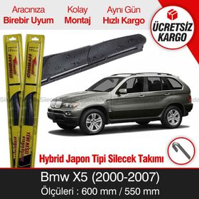 Inwells Bmw X5 E53 2000-2007 Muz Silecek Takımı